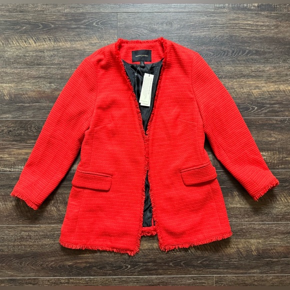 NWT Banana Republic Red Blazer SP - Picture 1 of 8